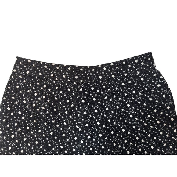 2/$30 Zara Small Trafaluc Collection Black With White Star Print Shorts - Picture 3 of 10
